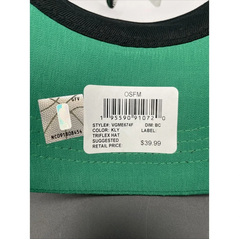 Celtics Cap NBA Ultra Game Boston‎ Snapback Hat Green One Size Fits Most